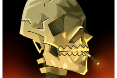 Van-Gogh-Skull